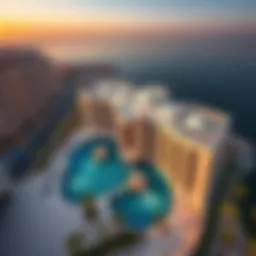 Aerial view of Mar Casa showcasing its stunning architecture