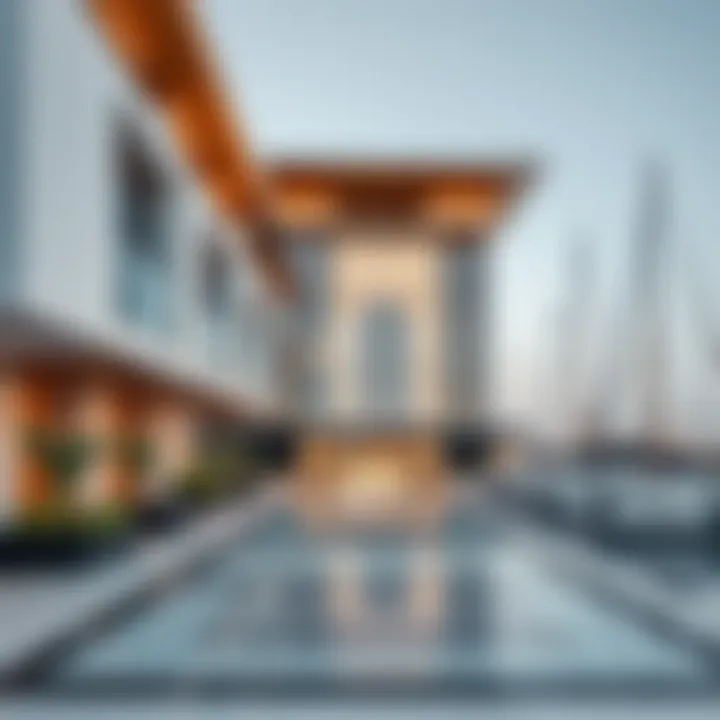 Modern architectural designs of properties in Marina G.P.R.