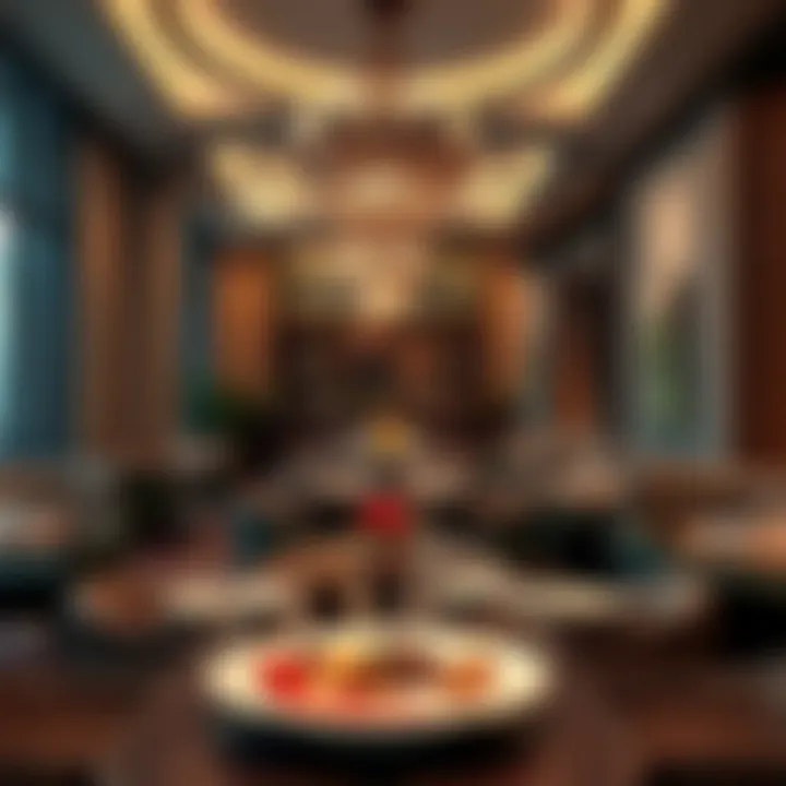 Culinary Excellence in the Dining Area Dining area featuring exquisite culinary offerings at Mercure Dubai