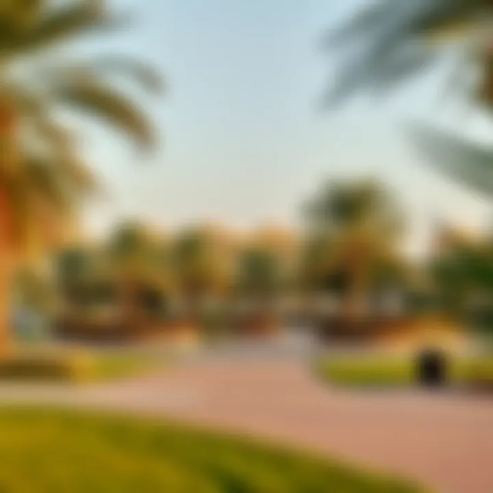 Community Park in Mirdif Community park in Mirdif representing local lifestyle