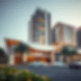 Moosani Tower exterior view showcasing modern architectural design