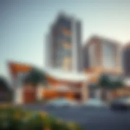 Moosani Tower exterior view showcasing modern architectural design