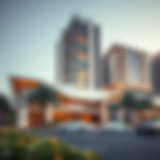 Moosani Tower exterior view showcasing modern architectural design