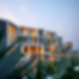 Stunning view of Nakheel Bay Villas showcasing modern architecture