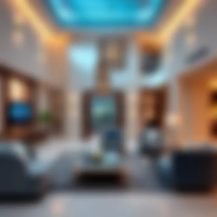 Elegant interior design of a Nakheel Bay Villa