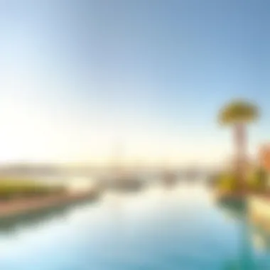 Serene waterfront view near Nakheel Bay Villas