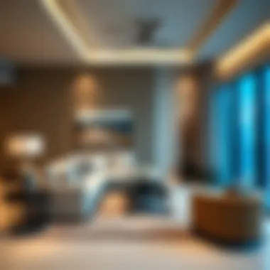 Modern apartment interior in Dubai