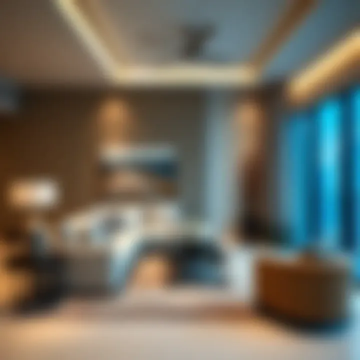 Modern apartment interior in Dubai