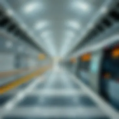 Dubai Metro: A Modern Marvel Modern Dubai Metro station with sleek design and technology integration