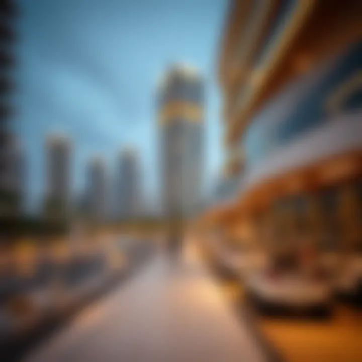 Modern architectural designs in Dubai Marina Modern architectural designs in Dubai Marina