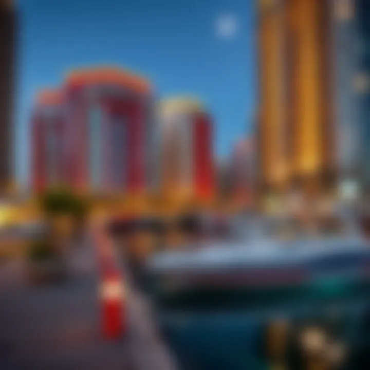 Vibrant waterfront lifestyle in Dubai Marina Vibrant waterfront lifestyle in Dubai Marina