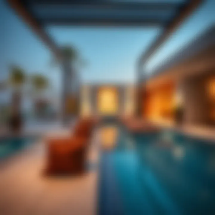 Luxurious amenities provided at Azure Residence highlighting lifestyle aspects