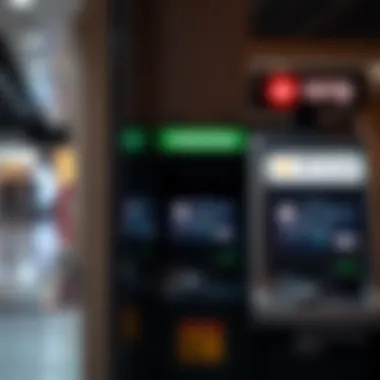 Payment Machines for Dubai Mall Parking Payment machines for Dubai Mall parking displaying various payment methods