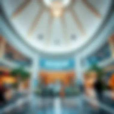 Architectural beauty of the Mall of the Emirates