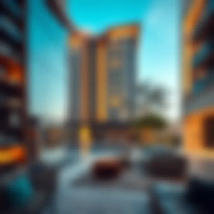 A modern residential complex in Dubai showcasing real estate trends