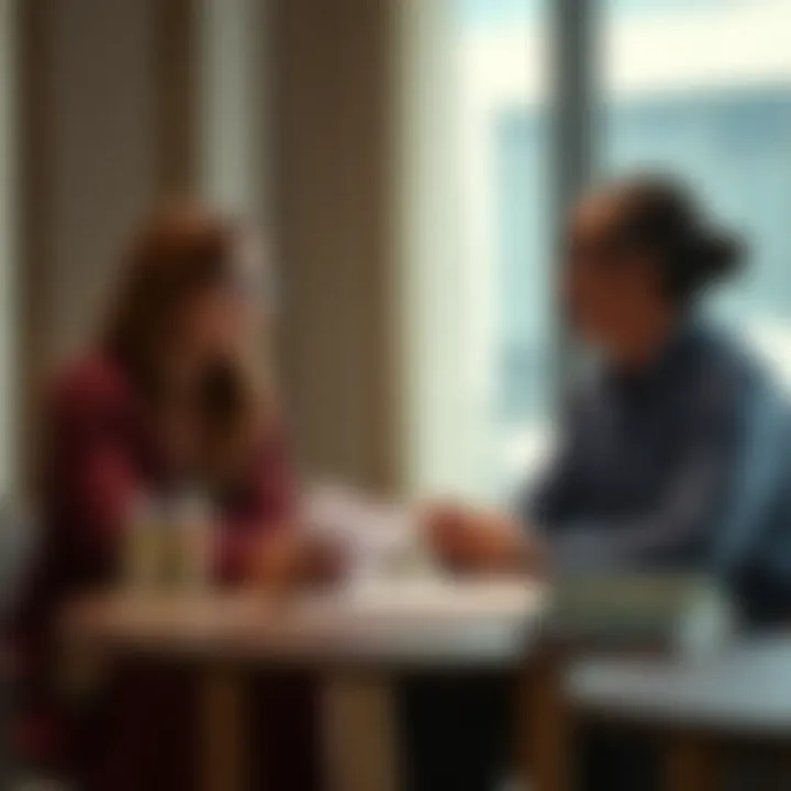 Real Estate Consultation Couple discussing real estate options in Dubai