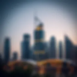 Dubai skyline showcasing modern architecture