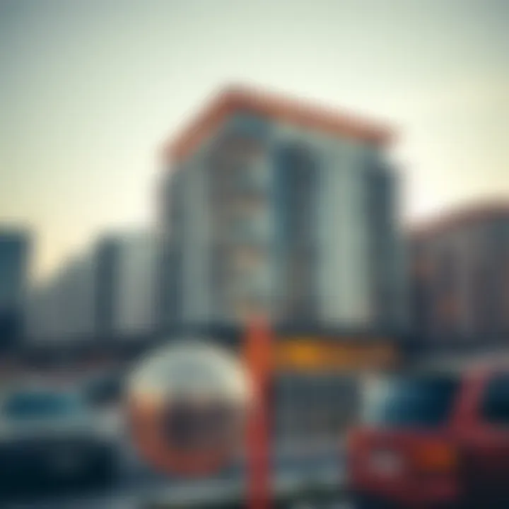 Architectural Masterpiece of Park Heights Square 2 Stunning architectural view of Park Heights Square 2 showcasing modern design