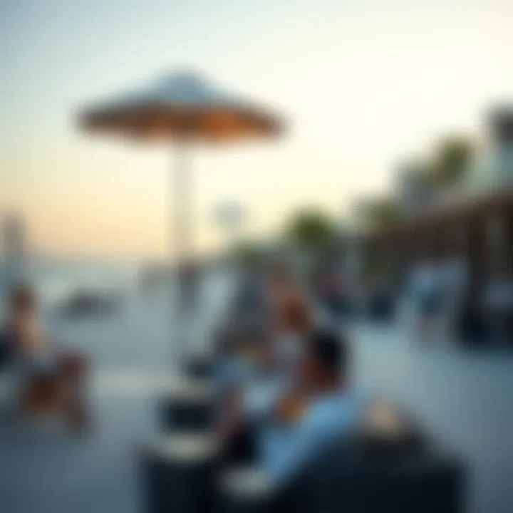 Leisure and Relaxation at Pavilion Beachside Visitors enjoying leisure activities at the Pavilion’s beachside facilities.