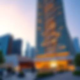 Stunning architectural design of Polaris Tower