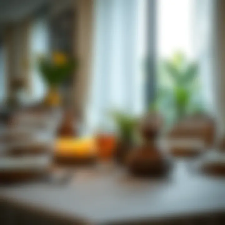Fusion of Tradition and Modernity in Table Settings Traditional and modern table settings for Ramadan