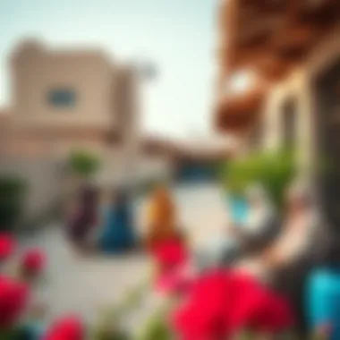 Vibrant community life within Rozana Al Reem