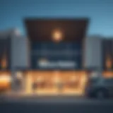 Exterior view of Saladin Metro Station showcasing modern architecture