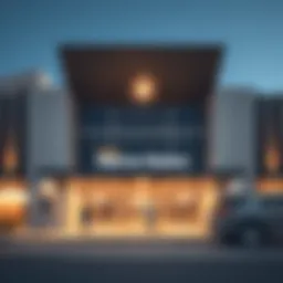 Exterior view of Saladin Metro Station showcasing modern architecture