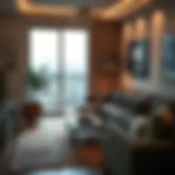 Cozy shared living space in Dubai