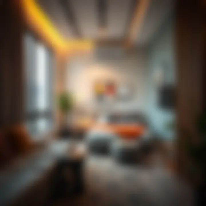 Trendy interior design for shared accommodations