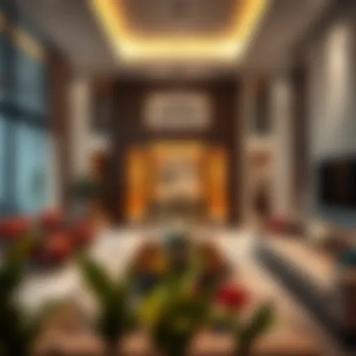 Modern Luxurious Villa Interior Luxurious villa interior showcasing modern design