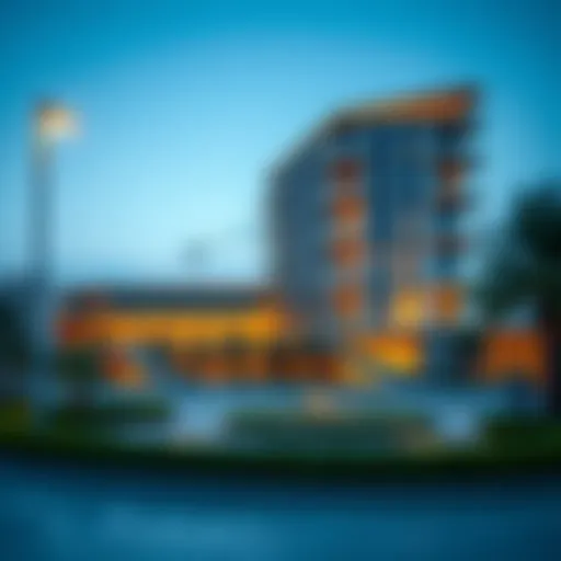 Striking architectural design of Shorooq Dubai showcasing modern aesthetics and functionality.