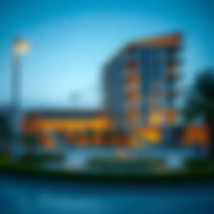 Striking architectural design of Shorooq Dubai showcasing modern aesthetics and functionality.