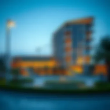 Architectural Marvel of Shorooq Dubai Striking architectural design of Shorooq Dubai showcasing modern aesthetics and functionality.