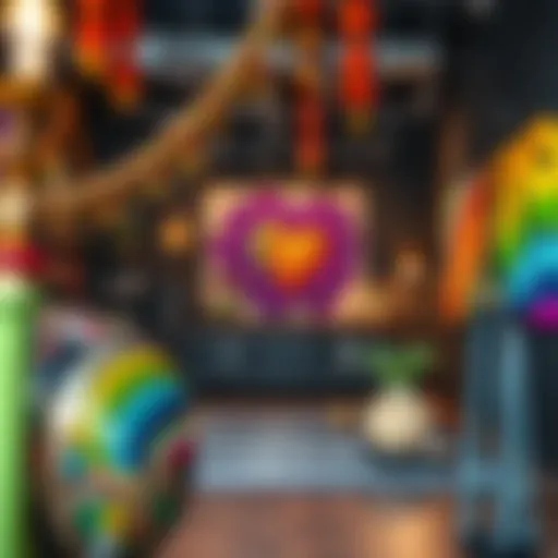 Creative Expressions at Tamani Arts Vibrant art installation at Tamani Arts showcasing creativity