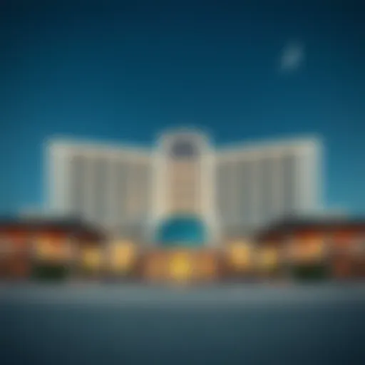 Stunning exterior view of The Address Beach Resort showcasing its architectural design