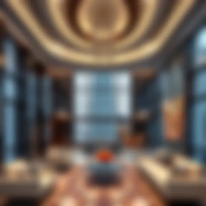 Interior Design of Al Safa Tower Interior design highlights of Al Safa Tower