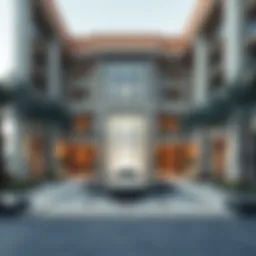 Luxurious exterior view of St. Regis Residences