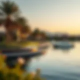 Stunning waterfront view of The Lakes Club in Dubai showcasing serene landscapes.