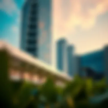 Architectural Masterpiece: Sit Tower Architectural view of Sit Tower showcasing its modern design