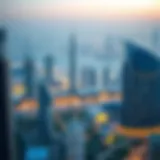 Overview of Dubai's skyline showcasing modern architecture