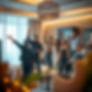 A group of diverse individuals celebrating success