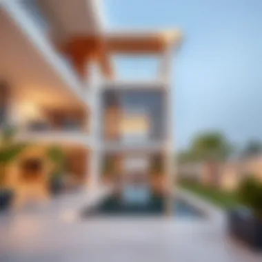 Modern Architecture in Al Gadeer Luxurious residential property showcasing modern architecture