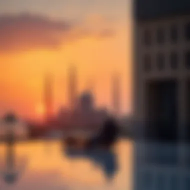 Dawn in Dubai Serene dawn in Dubai during Ramadan