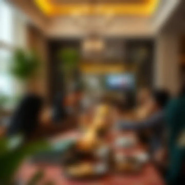 Iftar Gathering in Dubai Traditional Iftar gathering in Dubai