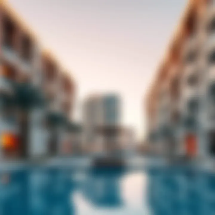 Contemporary Living in the UAE Modern residential buildings in a UAE community