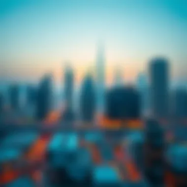 Vibrant urban landscape illustrating the impact of Iman Developers on Dubai's skyline