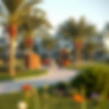 Community Park in Meydan South Vibrant community park in Meydan South with families enjoying