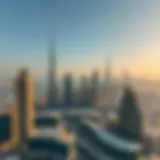 An overview of Dubai's skyline highlighting real estate developments