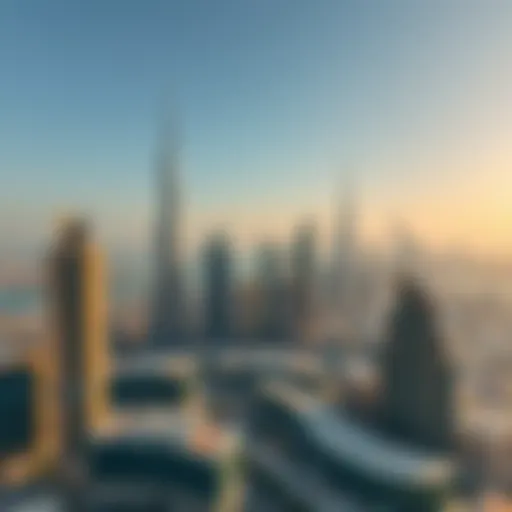 An overview of Dubai's skyline highlighting real estate developments